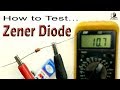 How to Test the Voltage of Zener Diode without variable DC power supply