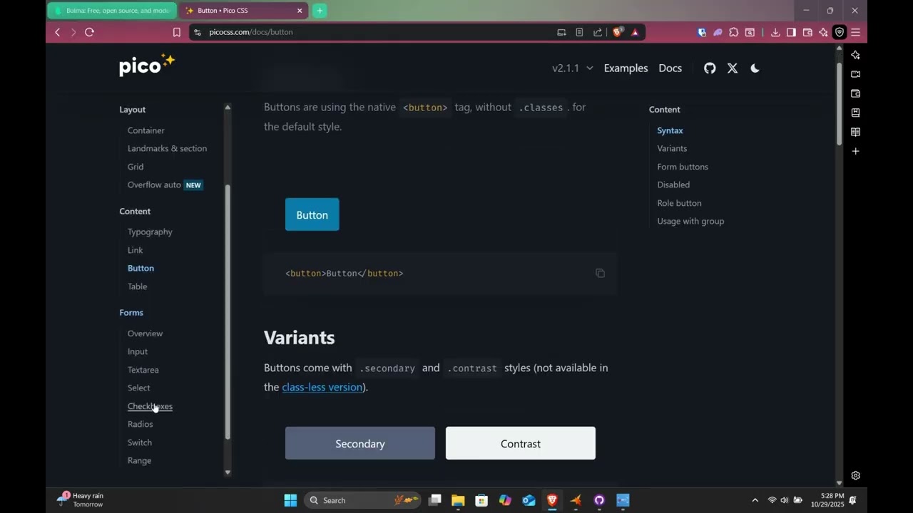 [Web Design] OpenResearch Part1: Designing The Index Page Using Pico Minimal CSS