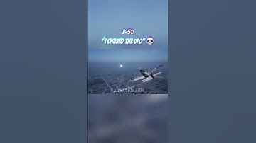 P-51 vs UFO #fyp #aviation #airplane #planespotting #plane #avgeek #flightsimulator #flight #shorts