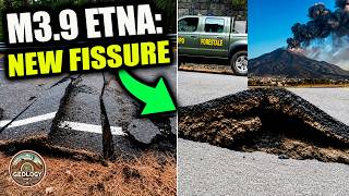 M3.9 Earthquake Strikes Etna — Road Cracks Along Major Fault