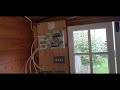Power and lighting rewire / wiring up of Shed / Summer House in FP200 Cable - Part 2
