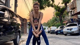 Let’s be fit! My 11th day of jogging 🏃‍♀️ with lil one!