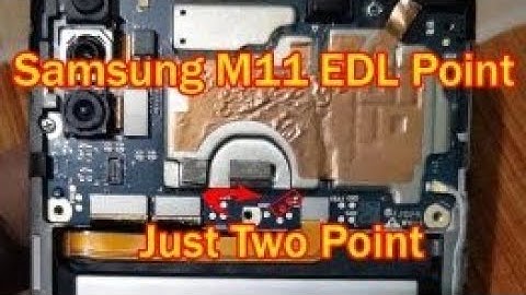 Samsung M11 edl test point