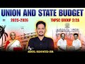 UNION BUDGET ,STATE BUDGET,GST ,TAXATION SYSTEM || SAHUL HAMMEED|| TNPSC||ECONOMY