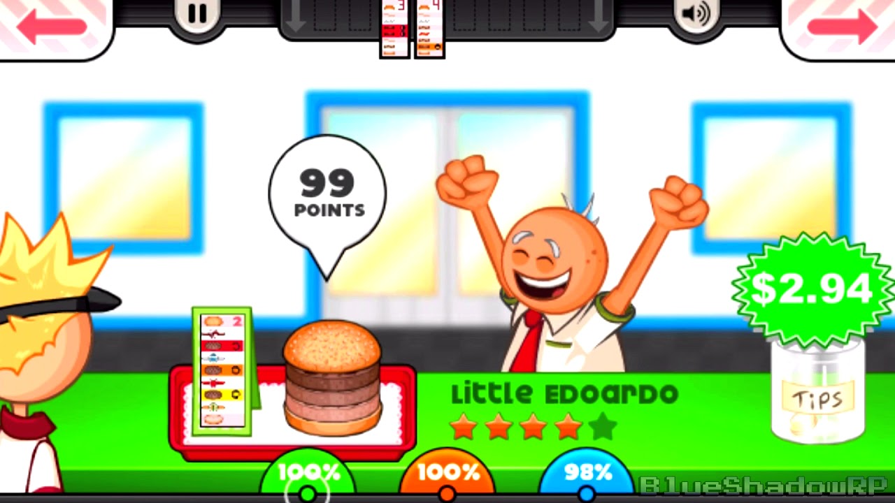 Papa's Burgeria To Go! - Rank 55 + Unlocking Papa Louie 