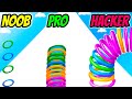 Slinky Run - NOOB vs PRO vs HACKER