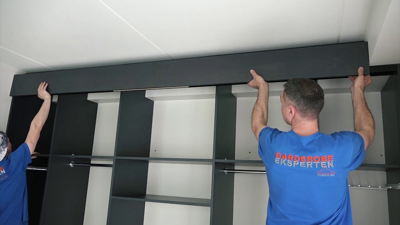 3 dørs garderobe på soverom | Montering av garderobe på soverom