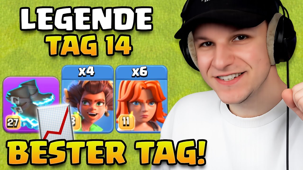 BESTER TAG! 😍 ALLE Angriffe [Tag 14] 🏆 Legenden Liga Push | byHenrik Clash of Clans Highlights