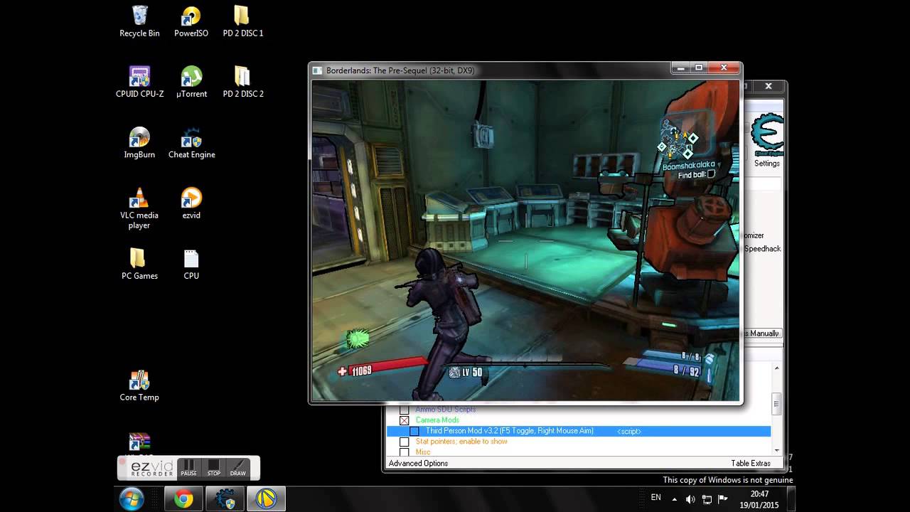 cheat engine 6.5.1 borderlands pre sequel