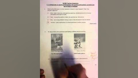 Edexcel GCSE PE 1.1.2