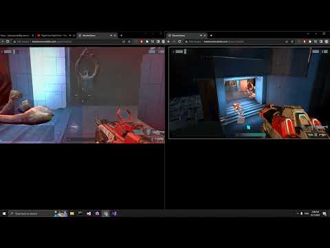 Hang3d Nightmare HQ Multiplayer - Open source html5 build  - Test procedural mesh - FPS