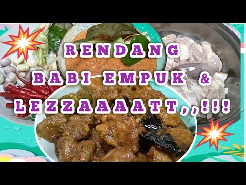 Resep Rendang Babi Yang Enak Dan Empuk