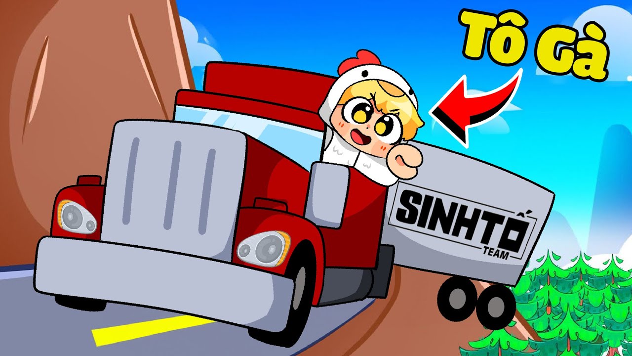 Tô Gà Thử Thách Lái Xe Tải Đường Đèo Siêu Khó