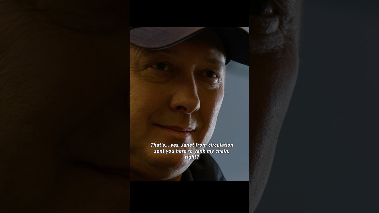 Reddington never looks dull.