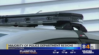 Majority of police department resigns