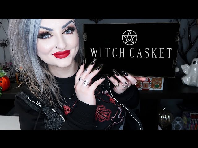 Mysterious witchy subscription box  witch casket unboxing 🌙 charms and  enchantments 