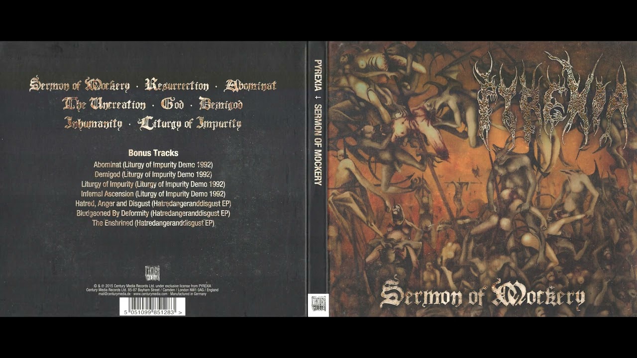 Pyrexia (USA) - Sermon of Mockery (Album 1993) - YouTube