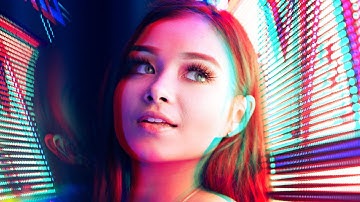 RGB SPLIT EFFECT in PHOTOSHOP! EASY!!