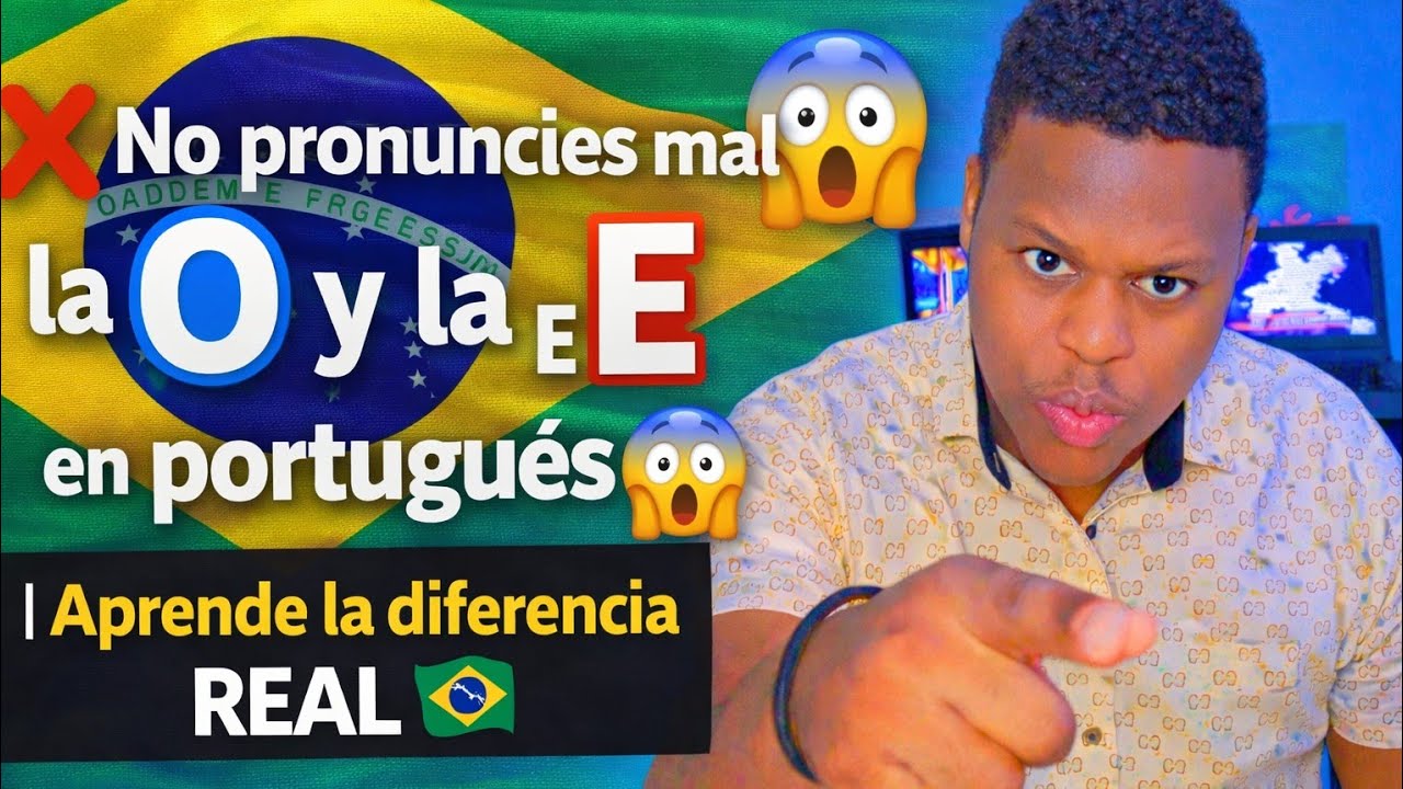 ❌ No pronuncies mal la O y la E en portugués 😱 | Aprende la diferencia REAL 🇧🇷