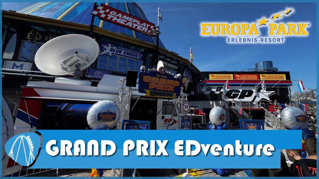 GRAND PRIX EDventure Onride - Europa-Park Neuheit 2025 zum Animationsfilms GRAND PRIX OF EUROPE