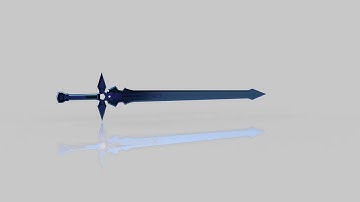 Kirito Sword 5 (Sword Art Online) 3D Model