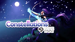 Constellation Motifs In Clip Studio