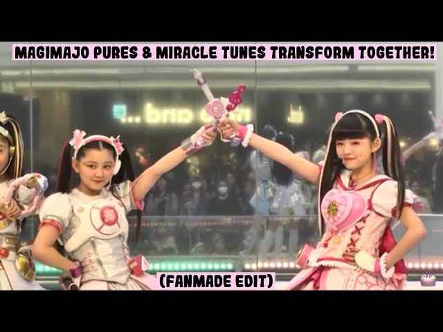 Magic x Warrior MagiMajo Pures| The Girls Transform with Miracle