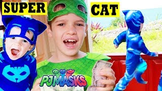 PJ Masks Catboy SUPER CAT Speed! Gekko & Catboy Racing Pretend Play PJ Masks Catboy SUPER CAT Speed! Gekko & Catboy Racing Pretend Play