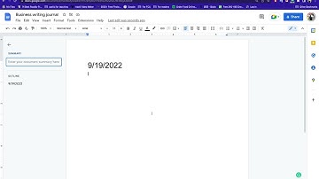 Upload a google doc as a weekly journal