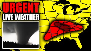 LIVE  Severe Weather Coverage With Storm Chasers On The Ground  Live Weather Channel...