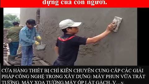 Máy xoa tường công nghệ mới trong xây dựng. LH 084.262.7272.