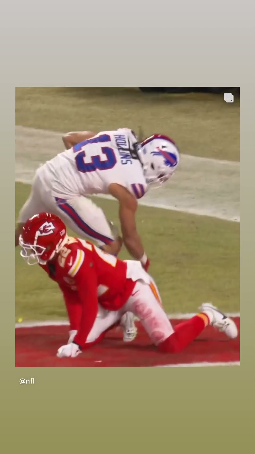 Play is a touchdown #hoodnews #mackhollins #buffalobills #chiefs #touchdown #trending #viralvideo