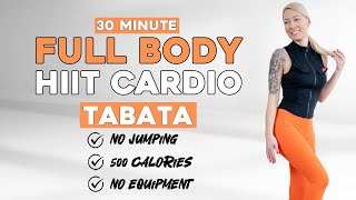 : 30 MIN FULL BODY FAT BURN HIIT TABATA Ab, Core, Arm, Back, Leg, Thigh & Cardio All Standing