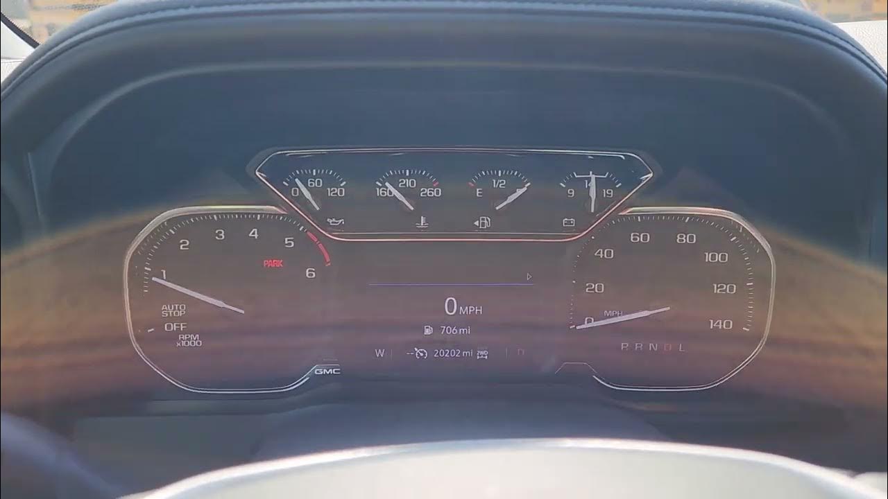 Automatic Parking Brake Release Demo On a GMC Sierra Diesel - YouTube