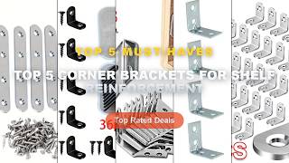Why Everyone Is Buying Top 5 Corner Brackets For Shelf Reinforcement - 40/20pcs Stainless Steel L Br
