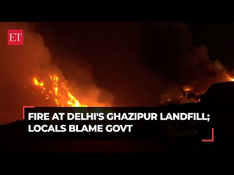 Massive fire breaks out at Ghazipur landfill site in Delhi; locals blame government Episode cover