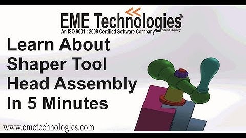 Learn Shaper Tool Head Assembly | Solid Works