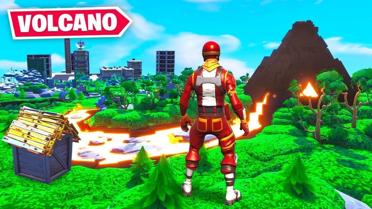 16 spieler HIDE AND SEEK auf SEASON 8 Vulkan MAP!