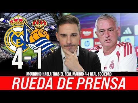 MOURINHO PRESS CONFERENCE AFTER REAL MADRID 4-1 REAL SOCIEDAD | REACTION