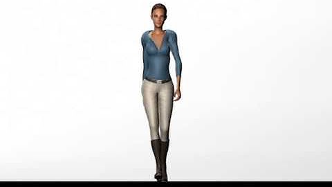 Biped Walk Cycle - 3D Animation