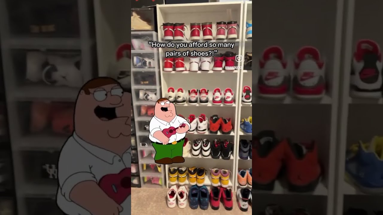  How Can You Afford So Many Shoes Credits Marzkicks On IG Sneakerhead
