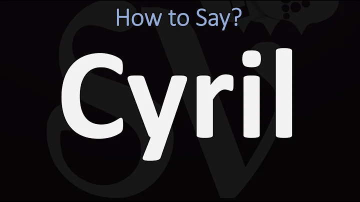 How to Pronounce Cyril? (CORRECTLY)