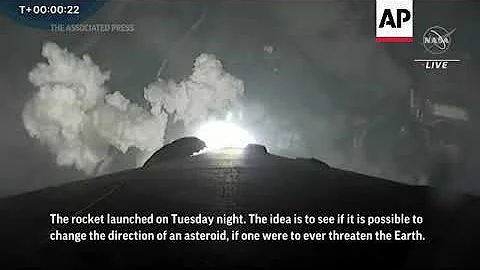 Spacecraft launched, aiming to smash into asteroid