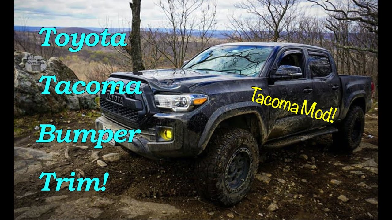 Toyota Tacoma Bumper Trim - YouTube