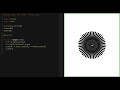 Golden Angle Dot Bloom in python turtle #python #programming #turtle #mesmorizing