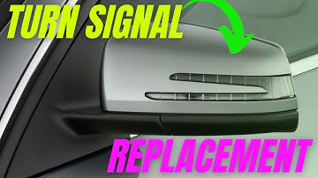 How to Remove Mirror & Replace Turn Signal on Your Mercedes l Easy DIY l Eliminate Error Message