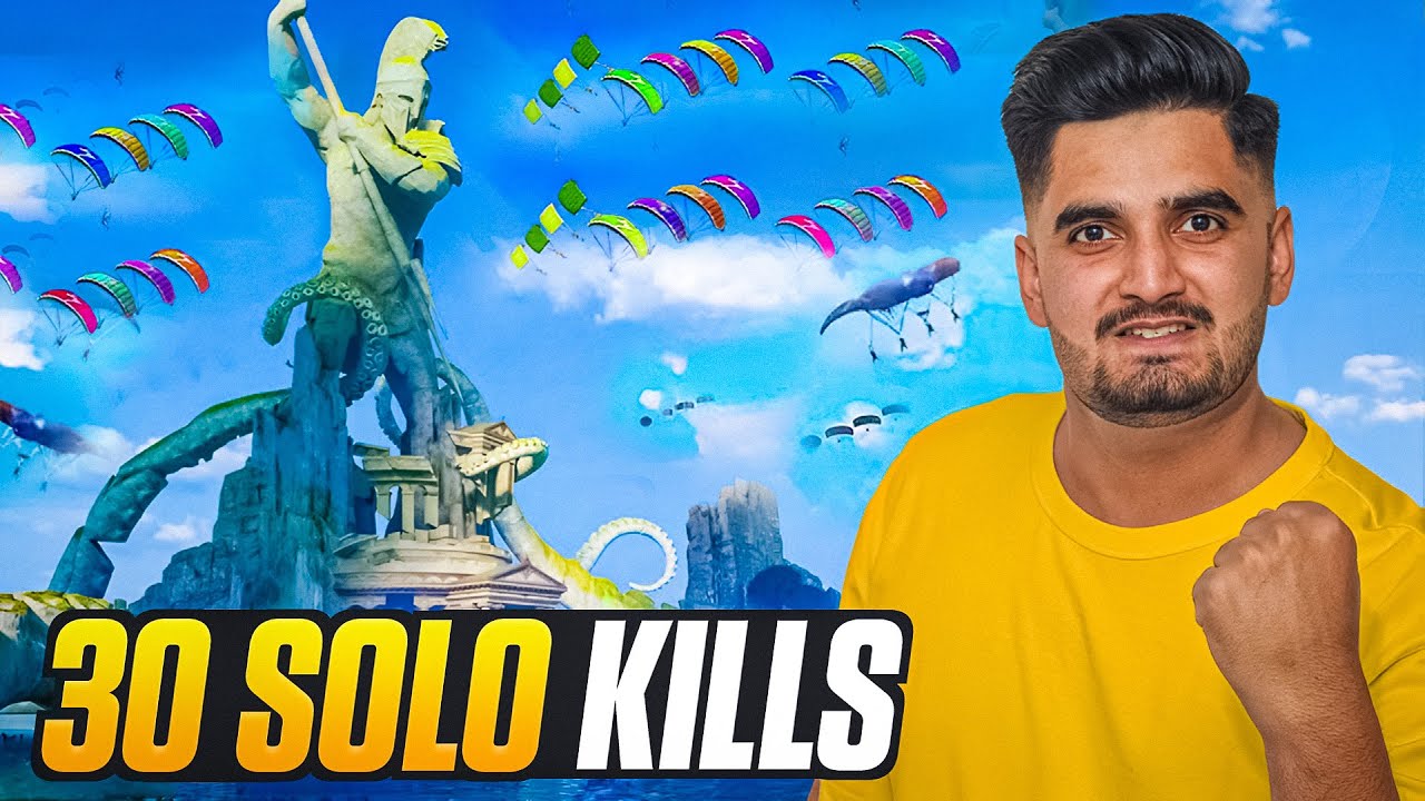 SOLO 30 KILLS  & WON $100 😱