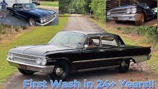 BARN FRESH 1961 Ford Galaxie 390! First Wash & Detail in 24+ Years!!