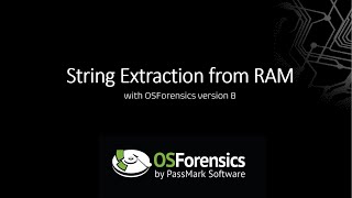 Extracting Strings from Memory (RAM)