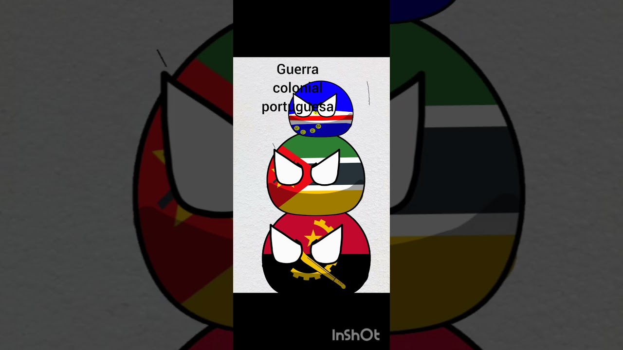 Guerra colonial portuguesa #countryballs #ishot #portugal #angola #moçambique #caboverde